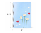 A5 Heart-Themed Spiral Notebook (Valentine Collection)