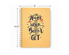 A5 Spiral Notebook (Harder you work the Better)