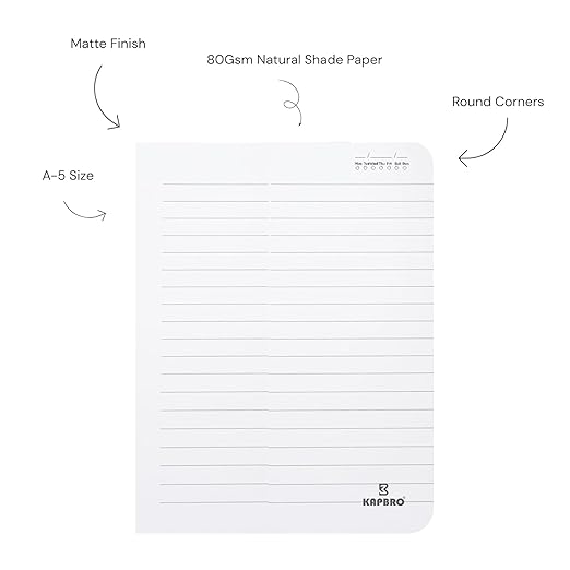 A5, Easy to Carry Plain & Ruled notebooks for Everyone Set of 4 (Animals Cover Design) Secondary image
