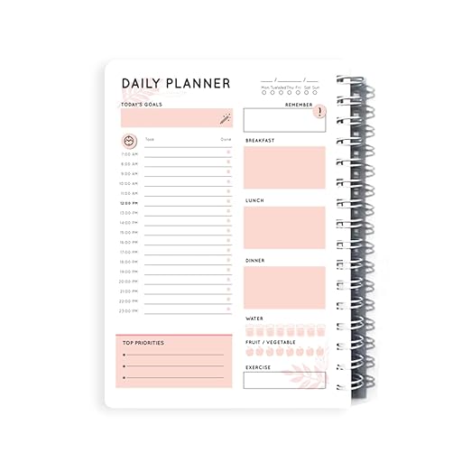 Daily Planner (Pink_White)