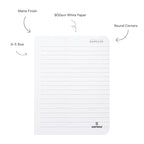 A5, Easy to Carry Plain & Ruled notebooks for Everyone Set of 4 (Motivational Cover Design)