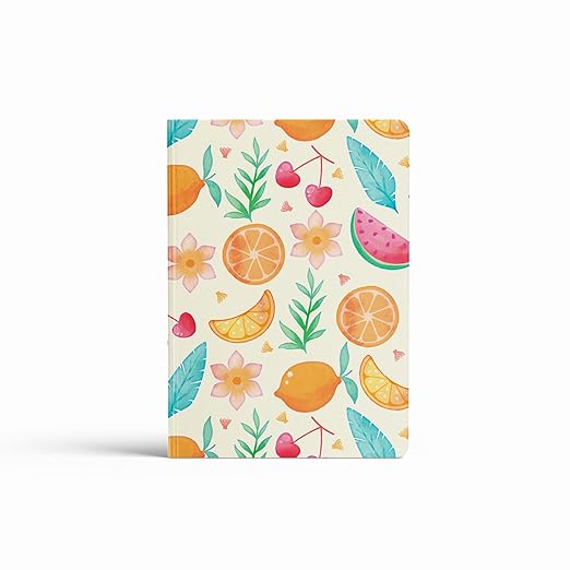 A5, Easy to Carry Plain & Ruled notebooks for Everyone Set of 4 (Fruit Cover Design)