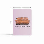 A5 Plain & Ruled Notebook (Friends Cover Design)