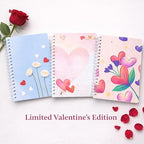 A5 Heart-Themed Spiral Notebook (Valentine Collection)