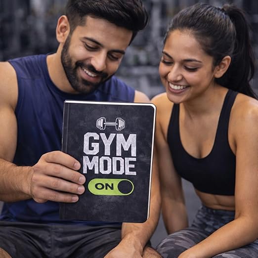 A5 Ruled Notebook (Gym Mode On)