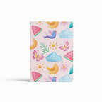 A5, Easy to Carry Plain & Ruled notebooks for Everyone Set of 4 (Fruit Cover Design)
