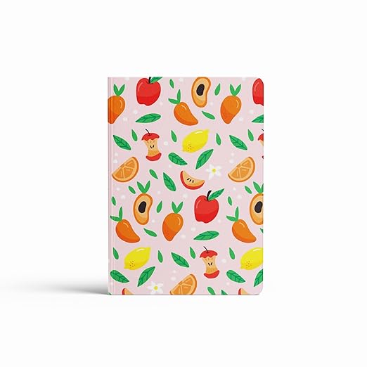 A5, Easy to Carry Plain & Ruled notebooks for Everyone Set of 4 (Fruit Cover Design) Secondary image