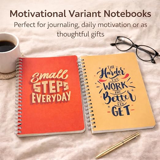A5 Spiral Notebook (Harder you work the Better)