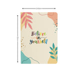 A5, Easy to Carry Plain & Ruled notebooks for Everyone Set of 4 (Motivational Cover Design)