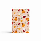 A5, Easy to Carry Plain & Ruled notebooks for Everyone Set of 4 (Cute Cover Design)