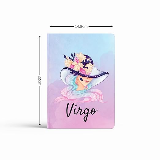 A5 Plain & Ruled Notebook (Virgo Cover Design)