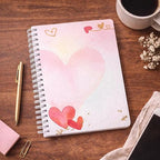 A5 Heart-Themed Spiral Notebook (Valentine Collection)