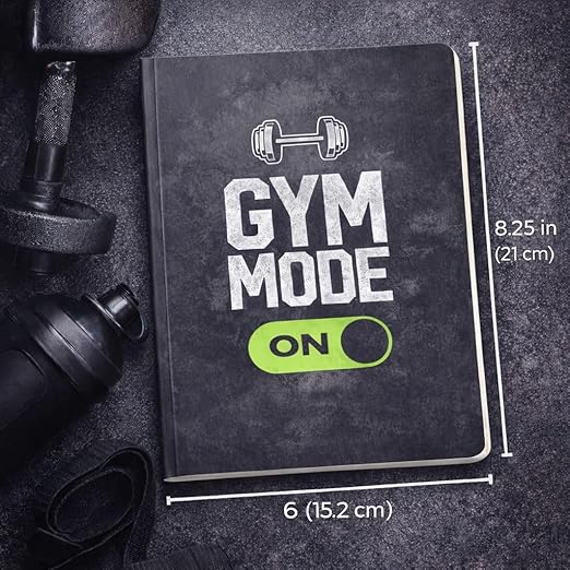A5 Ruled Notebook (Gym Mode On)