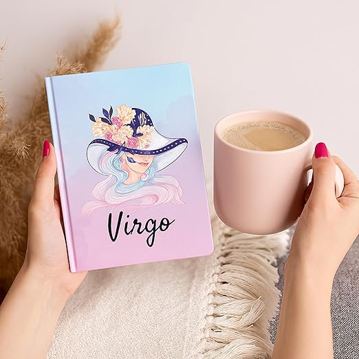 A5 Plain & Ruled Notebook (Virgo Cover Design)
