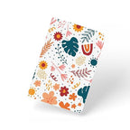A5, Easy to Carry Plain & Ruled notebooks for Everyone Set of 4 (Floral Cover Design)
