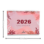 2026 Desk Calendar with Indian Holidays & Special Days