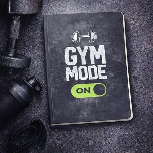 A5 Ruled Notebook (Gym Mode On)