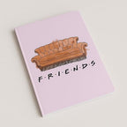 A5 Plain & Ruled Notebook (Friends Cover Design)