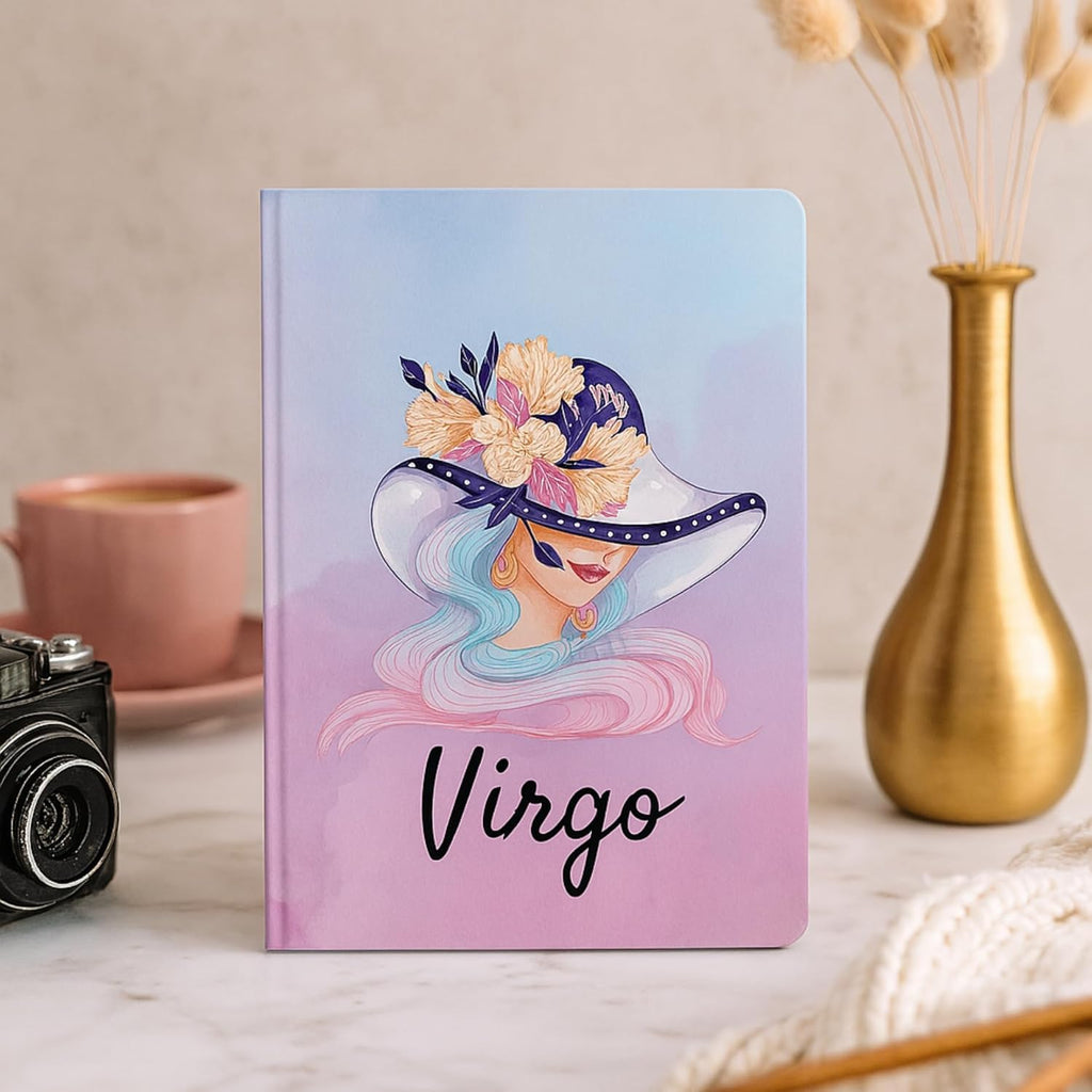 A5 Plain & Ruled Notebook (Virgo Cover Design)