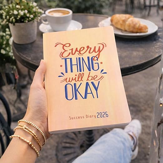 A5 Ruled Notebook (Everything Will Be Ok) Main image