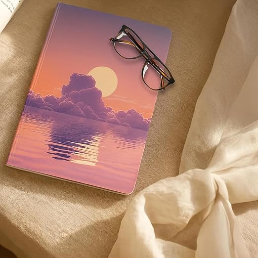A5 Plain Notebook (Sunrise Cover Design) Main image