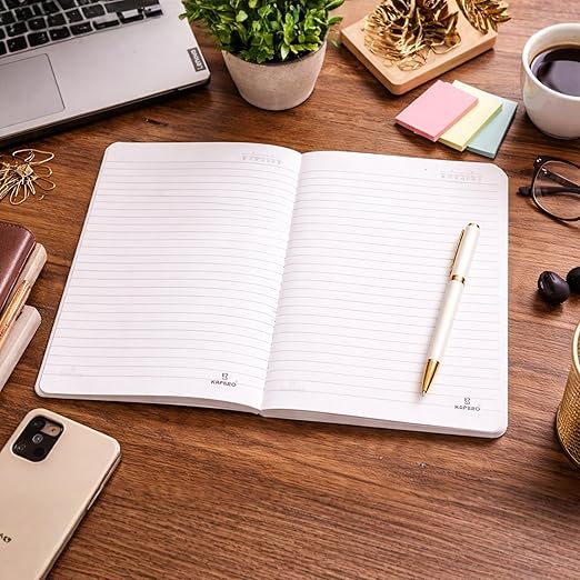 A5 Ruled Notebook (Work Feeds Soul)