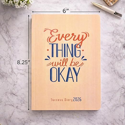 A5 Ruled Notebook (Everything Will Be Ok) Secondary image