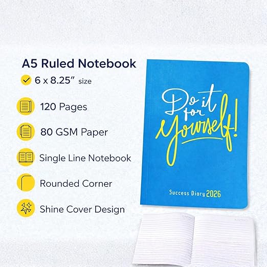A5 Ruled Notebook (Do It Yourself)